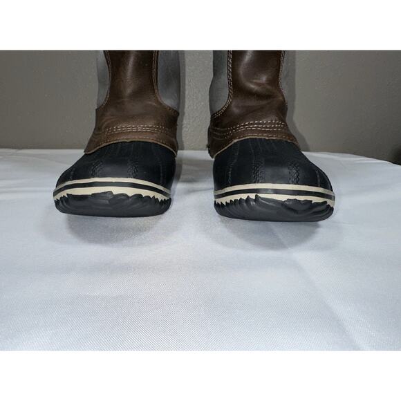 Sorel Slimpack Tall Boots Women's 7.5 Gray Equestrian Riding Rain Waterproof - Picture 2 of 12